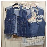 Ladies Denim Vests