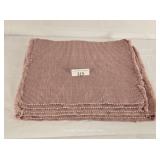 Six Pale Plum Woven Placemats