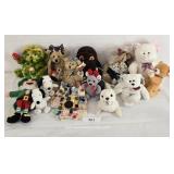 Selection of Small Stuffed Animals & Figures
