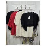 Ladies Short Sleeve Sweaters & Wraps
