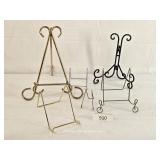 Metal Plate or Plaque Holders