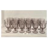 Set of 12 Pale Violet Tea Glasses