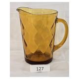 Amber Drink Serving Pitcher