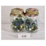 Two Small Jars of Marbles