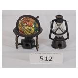 Small Globe & Lantern Pencil Sharpeners