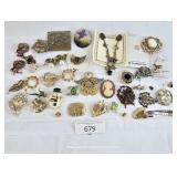 Selection Pins, Brooches, Pinbacks