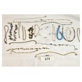 Selection of Mixed Costume Jewelry Bracelets