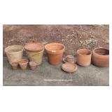 Selection of Terra Cotta Pots