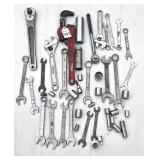 Mixed Lot Adjustible & Socket Wrenches