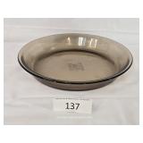 Pyrex Dark Glass Pie Baking Dish