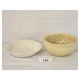 Two Antique Mixing & Serving Bowls