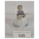 1997 Lladro Spain Angel w/ Mandolin Bell Ornament
