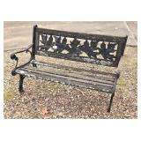 Autumn Leaves Cast IRon Bench Frame