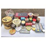 Large Selection Modern Reproduction Tins