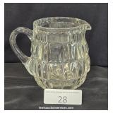 Glass Barrel Style Creamer
