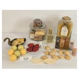 Mixed Lot Decorative Soaps & Seal Salts For Bath