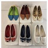 Six Pairs Ladies Shoes