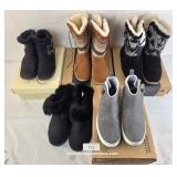 Five Pairs Ladies Boots