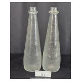 Two 1976 Hunts Ketchup Bicentennial Bottles