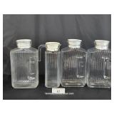 Anchor Hocking Ribbed Refrigerator Canisters