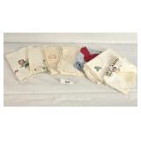 Stack Embroidered Tea Towels