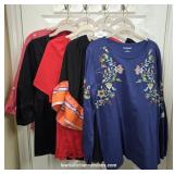 Ladies Short Sleeve & Long Sleeve Pullovers