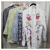Ladies Long Sleeve Buttondown Blouses
