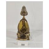 Yellow Glass Ormolu Style Purfume Dispenser