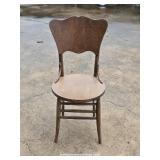 Wood Western Style Side Chair