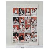 1991 The Tick Trading Cards Uncut Test Sheet #1