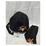 Two Diamond Plate Live to Ride Cotton Skull Caps