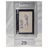 Beckett 2013 Leaf Cut Signature Walt Terrell