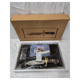 Maxam American Eagle Fixed Blade Knife on Plaque