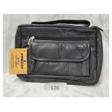 Embassy Lined Black Leather Bible Book Cover NEW