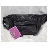 Embassy Black Leather Concealed Carry Pack NEW