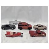 Mixed Lot of Five Mattel Maisto Matchbox Cars