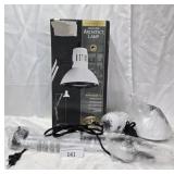 Hampton Bay White Swing Arm Architect Lamp NEW