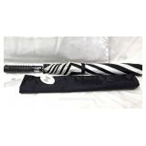 All-Weather Black & White Sports Umbrella NEW