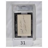 Beckett 2012 Leaf Cut Signature Frank Bolling