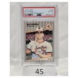 PSA 1989 Fleer Black Box Over Error Bill Ripken
