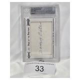 Beckett 2013 Leaf Cut Signature Dan Cater