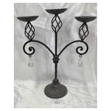 Luca Bella Home Three-Ball Candelabra