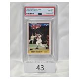 PSA 1988 Topps U.K Mini Kirby Puckett