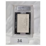 Beckett 2012 Leaf Cut Signature Felix Millan