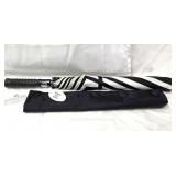 All-Weather Black & White Sports Umbrella NEW