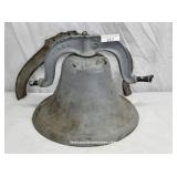 17" Cast Iron #3 School Bell w/ Broken Cradle
