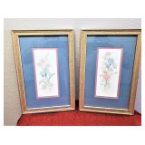(2) Mary Bertrand Floral Signed Numbered Prints