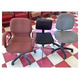 (3) Mismatched Office Chairs
