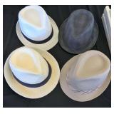 (4) Snap Brim Hats