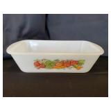 Glasbake J522 1qt Bakeware Loaf Dish Vegetable